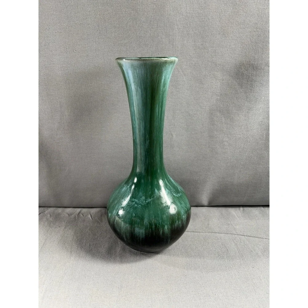 Vintage Blue Mountain Pottery Vase 8.25